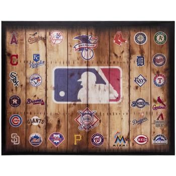 Mlb Logos Canvas Wall Decor | Hobby Lobby | 537985 In Canvas Wall Art At Hobby Lobby (View 17 of 20)