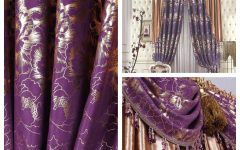 The 25 Best Collection of Purple and Gold Curtains