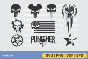 the punisher logo svg