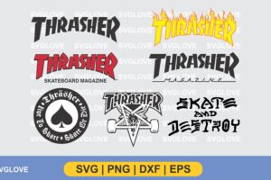 Thrasher Logo SVG