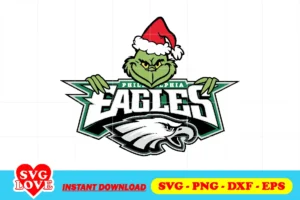 philadelphia eagles grinch svg Gravectory