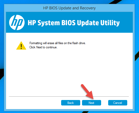 After restoring BIOS from USB still HP BIOS Utility starts - HP Support ...