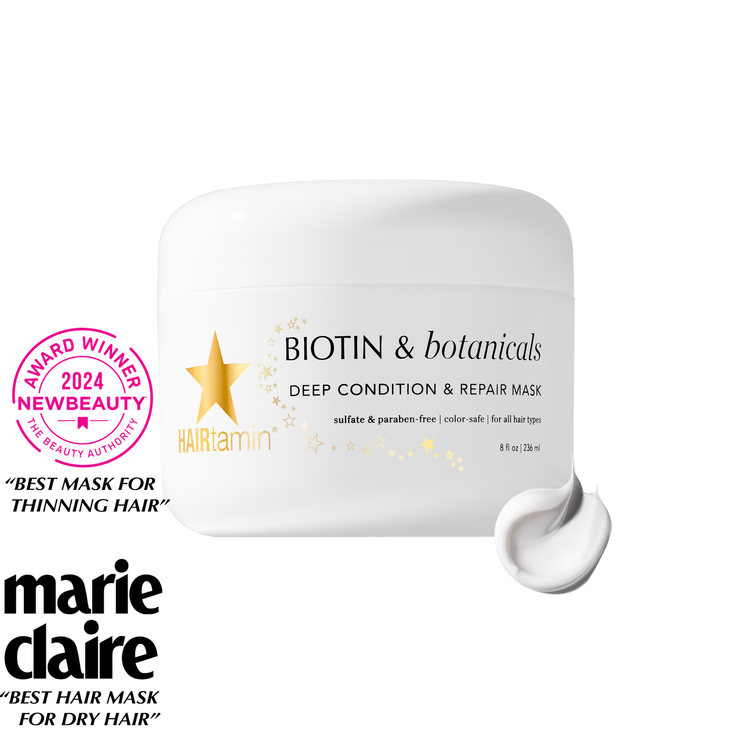 Biotin & Botanicals Deep Condition & Repair Hair Mask - 1 Pack