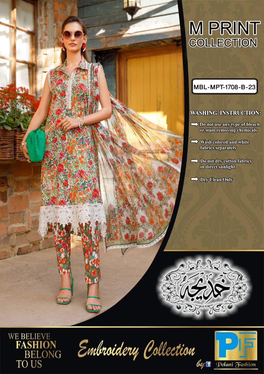 Digital Printed Lawn