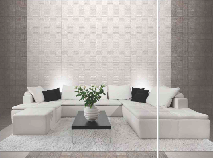 wall tiles designs living room photo - 10