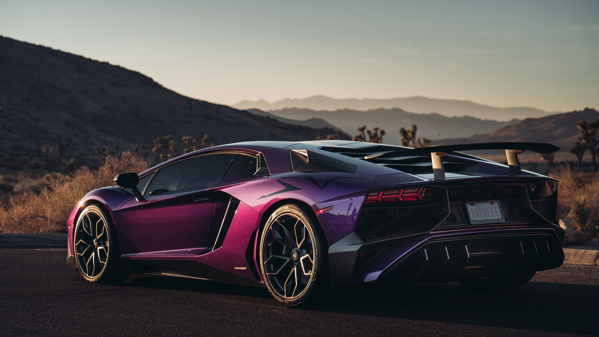 1920x1080 Lamborghini Aventador LP 750 SV Rear View Laptop Full HD