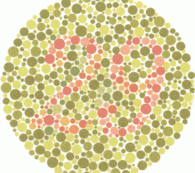 3D Colour Blind Test Image