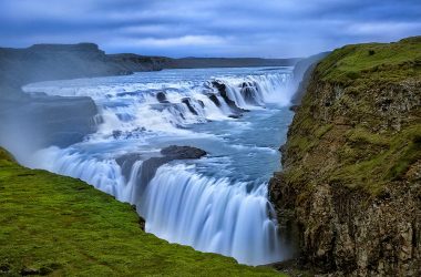 Cool Gullfoss Waterfall