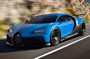 Blue Bugatti Chiron Pur Sport