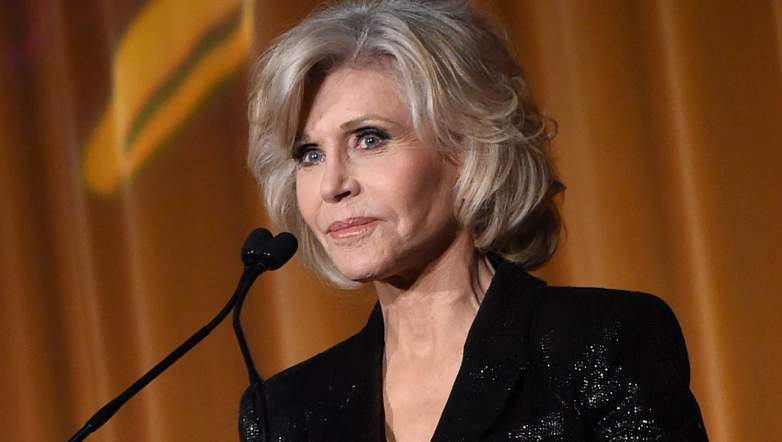 Jane Fonda speaks at "GCAPP Empower Party to Benefit Georgia's Youth"