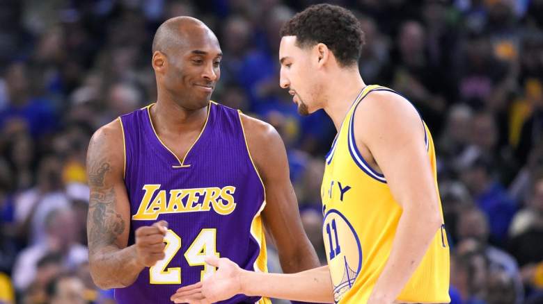 Kobe Bryant and Golden State Warriors star Klay Thompson.