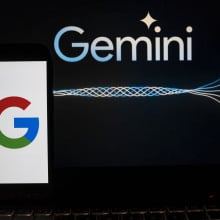 google gemini logo by phone