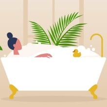 How to take a mindful bath