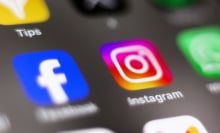 Facebook and Instagram app logos