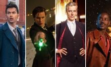 David Tennant, Matt Smith, Peter Capaldi, and Ncuti Gatwa as The Doctor in "Doctor Who."