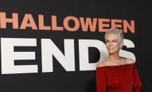 Jamie Lee Curtis at the world premiere of "Halloween Ends"