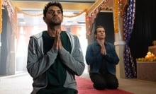 Karan Soni and Jonathan Groff in "A Nice Indian Boy."