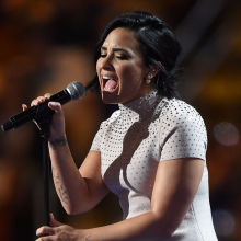 Watch Demi Lovato get real about mental illness at the DNC