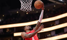 Jalen Green #4 of the Houston Rockets shoots the ball against the Miami Heat during the second half at Toyota Center on December 29, 2024 in Houston, Texas. 