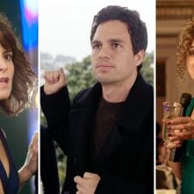 Tina Fey in "Date Night," Mark Ruffalo in "Just Like Heaven," and Rose Matafeo in "Starstruck."