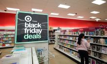 a target store during black friday