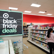 a target store during black friday