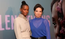 Letitia Wright and Agnieszka Smoczynska at a special screening of "The Silent Twins" in New York City.