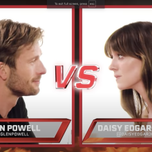 First We Feast's Hot Ones with Glen Powell and Daisy Edgar-Jones