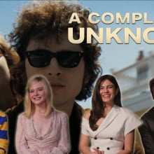 Cast of 'A Complete Unknown' Timothée Chalamet, Elle Fanning, Monica Barbaro and Ed Norton