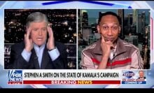 stephen a smith smirking at sean hannity