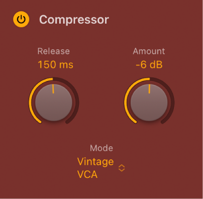 Figure. Paramètres Compressor de Phat FX.