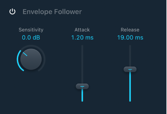 Figure. Commandes Envelope Follower de Ringshifter