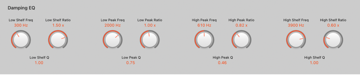 Figure. ChromaVerb Damping EQ.