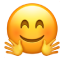 El emoji de abrazo.