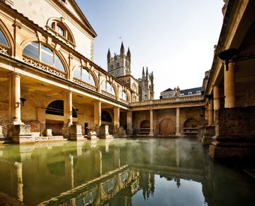 termas romanas, bath, inglaterra