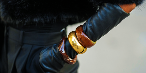 woman wearing bangles