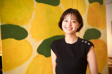 起業家で俳優の小林涼子さんポートレート