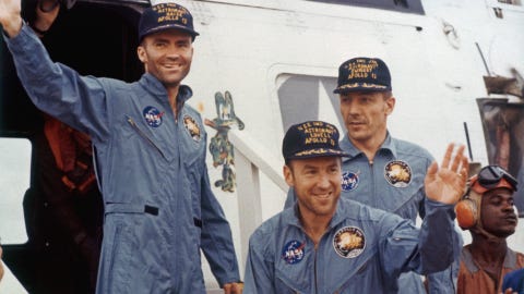 Fred Haise, James Lovell and John Swigert Apollo 13