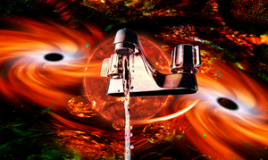 a water faucet in space