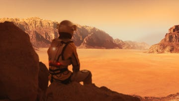 astronaut stranded on planet mars missing home