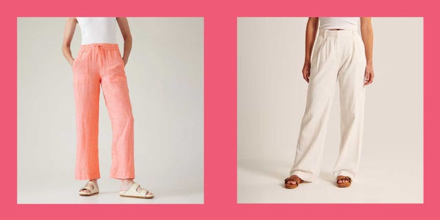 best linen pants athleta linen wide leg pants and abercrombie fitch linen blend tailored wide leg pant