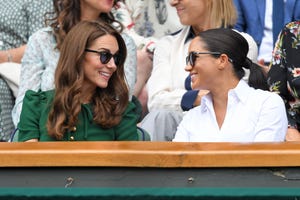 kate and meghan at wimbledon