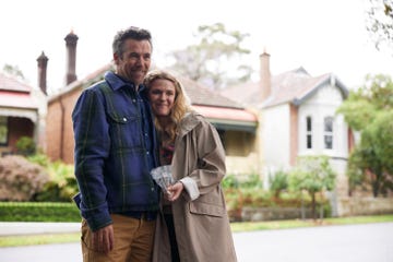 l r patrick brammall as gordon and harriet dyer as ashley and in colin from accounts, episode 1, season 2 streaming on paramount, 2024 photo credit joel pratleyparamount  