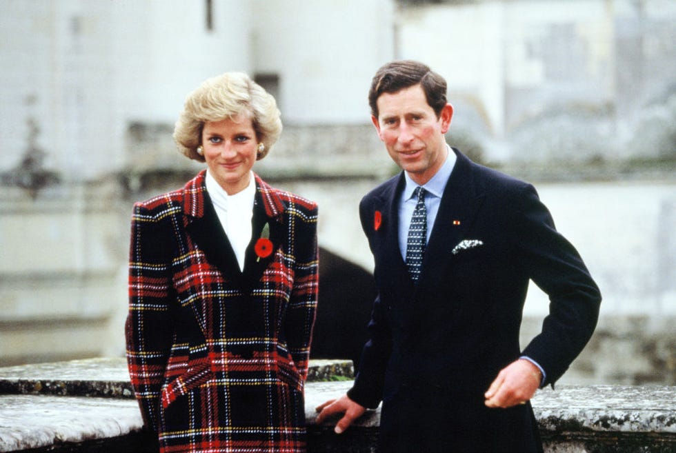 charles and diana in france