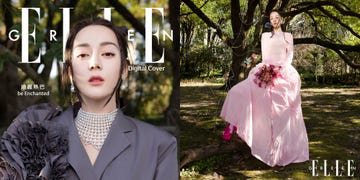 elle green digital cover｜迪麗熱巴 懷抱浪漫 心生美好