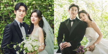 《淚之女王》金秀賢金智媛結婚致敬迫降夫婦玄彬孫藝珍！絕美婚紗照連笨弟弟和弟媳都想模仿