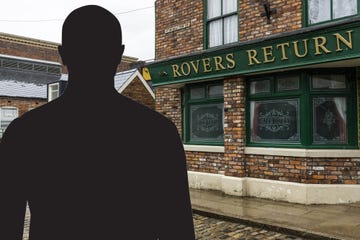 coronation street, male silhouette