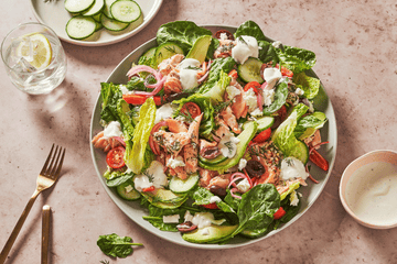 greek salmon salad