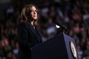 democratic presidential nominee vice president harris campaigns across pennsylvania day before election