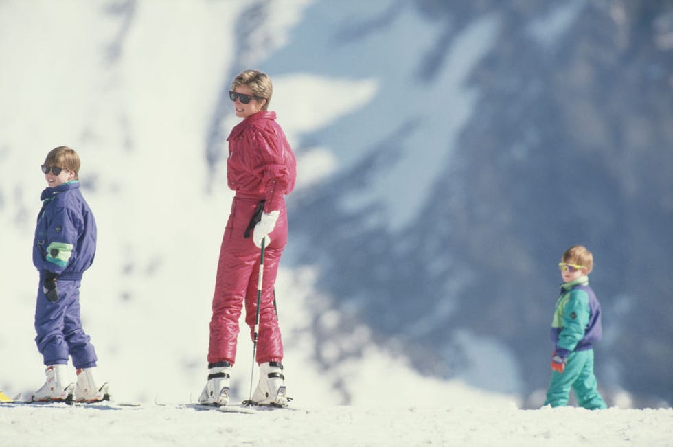 prince william photos diana and sons in lech